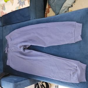 VICTORIA'S SECRET Cotton Fleece Lace-Up Jogger